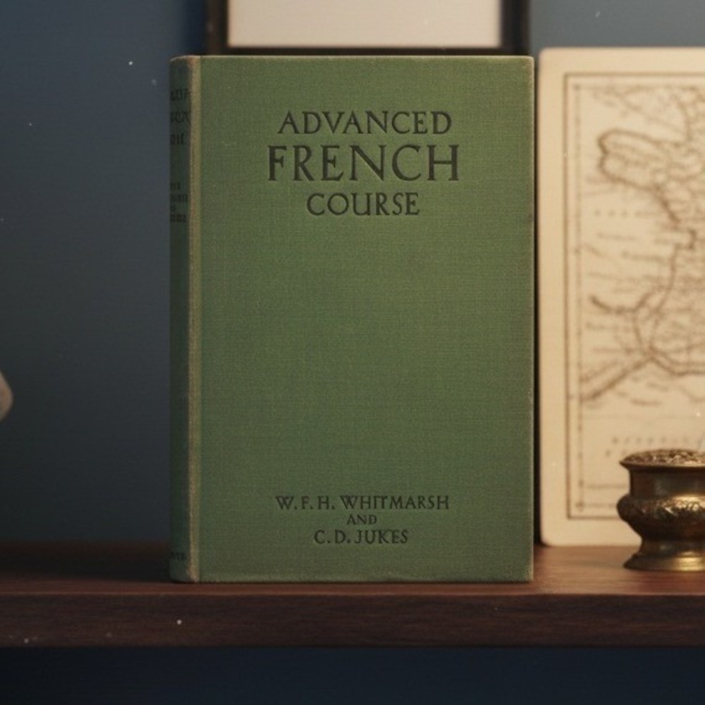 Advanced French Course W.F.H. Whitmarsh C.D. Jukes Longmans Green Hardcover 1943